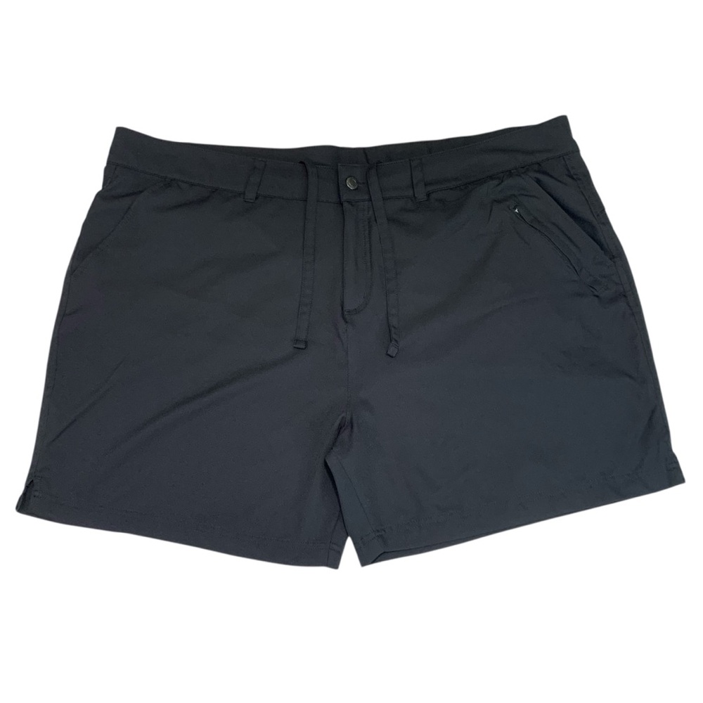 MAGELLAN Outdoors Black Classic Fit Drawstring Shorts Sz 2X